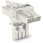 WAGO ELETTRONICA - Distributore tipo T.4 poli.Cod. A.bianco