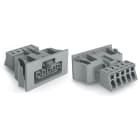 WAGO ELETTRONICA - Presa con innesto a scatto.5 poli.Cod. B.grigio