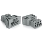 WAGO ELETTRONICA - Spina con innesto a scatto.4 poli.Cod. B.grigio