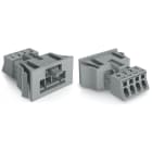 WAGO ELETTRONICA - Spina con innesto a scatto.4 poli.Cod. B.grigio 890-754