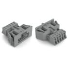 WAGO ELETTRONICA - Spina con innesto a scatto.5 poli.Cod. B.grigio