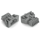 WAGO ELETTRONICA - Spina con innesto a scatto.5 poli.Cod. B.grigio