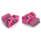 WAGO ELETTRONICA - Presa con innesto a scatto.5 poli.Cod. B.rosa 890-785/080-000