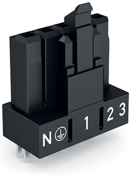 WAGO ELETTRONICA - Presa per circuiti stampati.dritto.5 poli.nero 890-805