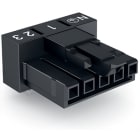 WAGO ELETTRONICA - Presa per circuiti stampati.angolato.5 poli.nero