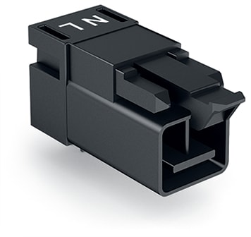 WAGO ELETTRONICA - Spina per circuiti stampati.angolato.2 poli.nero 890-812/011-000