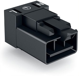 WAGO ELETTRONICA - Spina per circuiti stampati.angolato.3 poli.nero 890-813/011-000