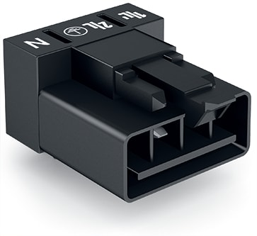 WAGO ELETTRONICA - Spina per circuiti stampati.angolato.4 poli.nero