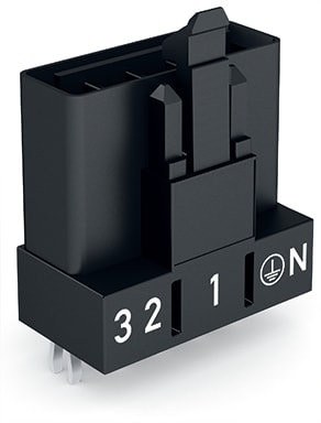 WAGO ELETTRONICA - Spina per circuiti stampati.dritto.5 poli.nero 890-815