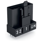 WAGO ELETTRONICA - Spina per circuiti stampati.dritto.5 poli.nero