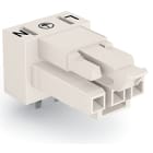 WAGO ELETTRONICA - Presa per circuiti stampati.angolato.3 poli.bianco