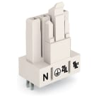 WAGO ELETTRONICA - Presa per circuiti stampati.dritto.4 poli.bianco