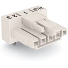 WAGO ELETTRONICA - Presa per circuiti stampati.angolato.5 poli.bianco
