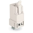WAGO ELETTRONICA - Spina per circuiti stampati.dritto.2 poli.bianco