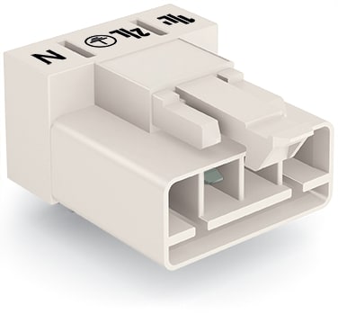 WAGO ELETTRONICA - Spina per circuiti stampati.angolato.4 poli.bianco 890-834/011-000