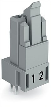 WAGO ELETTRONICA - Presa per circuiti stampati.dritto.2 poli.grigio 890-842