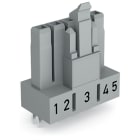 WAGO ELETTRONICA - Presa per circuiti stampati.dritto.5 poli.grigio