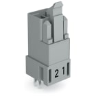 WAGO ELETTRONICA - Spina per circuiti stampati.dritto.2 poli.grigio