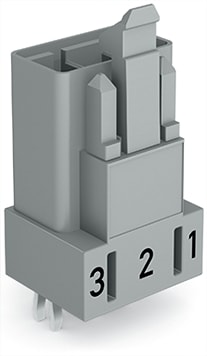 WAGO ELETTRONICA - Spina per circuiti stampati.dritto.3 poli.grigio