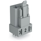 WAGO ELETTRONICA - Spina per circuiti stampati.dritto.3 poli.grigio