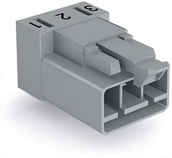WAGO ELETTRONICA - Spina per circuiti stampati.angolato.3 poli.grigio