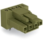WAGO ELETTRONICA - Presa per circuiti stampati.angolato.4 poli.verde chiaro 890-864/011-000