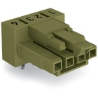 WAGO ELETTRONICA - Presa per circuiti stampati.angolato.4 poli.verde chiaro 890-864/011-000