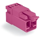 WAGO ELETTRONICA - Spina per circuiti stampati.angolato.2 poli.rosa