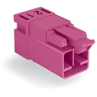 WAGO ELETTRONICA - Spina per circuiti stampati.angolato.2 poli.rosa