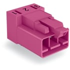 WAGO ELETTRONICA - Spina per circuiti stampati.angolato.3 poli.rosa