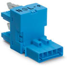 WAGO ELETTRONICA - Distributore tipo h.5 poli.Cod. I.blu