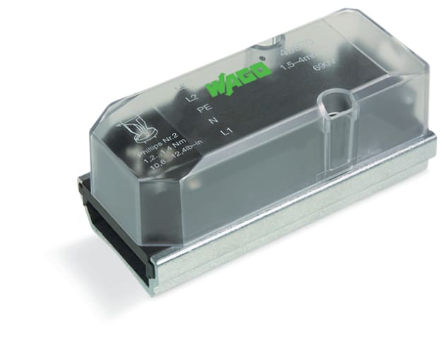 WAGO ELETTRONICA - Modulo connessione secondaria.per cavo piatto.5 x 10 mm².trasparente 895-1052