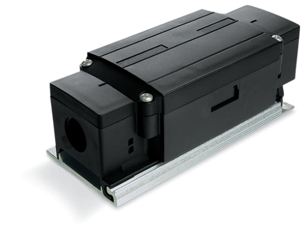 WAGO ELETTRONICA - Modulo connessione secondaria.per cavo piatto.5 poli.nero