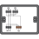 WAGO ELETTRONICA - Scatola di distribuzione.Sensore di presenza/movimento.1 ingresso.nero 899-631/309-000