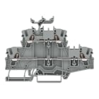 WAGO ELETTRONICA - Morsetto a due piani.Morsetto passante/passante.L/N.grigio 2002-2703