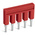 WAGO ELETTRONICA - Ponticello.10 poli.isolato.rosso