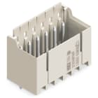 WAGO ELETTRONICA - Connettore maschio THT.Pin a saldare 1 mm Ø.dritto.grigio chiaro