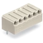 WAGO ELETTRONICA - Connettore femmina THT.angolato.Passo pin 5 mm.grigio chiaro