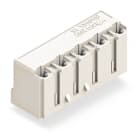 WAGO ELETTRONICA - Connettore femmina THT.dritto.Passo pin 7,5 mm.grigio chiaro