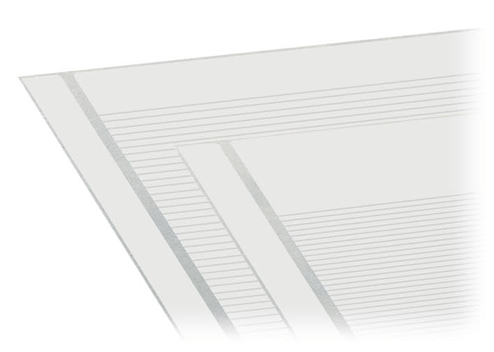 WAGO ELETTRONICA - Strisce di marcatura.come un foglio DIN A4.MARCATO.bianco