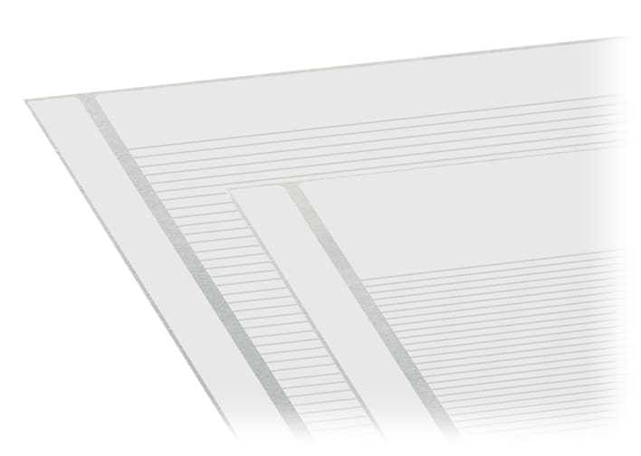 WAGO ELETTRONICA - Strisce di marcatura.come un foglio DIN A4.MARCATO.bianco