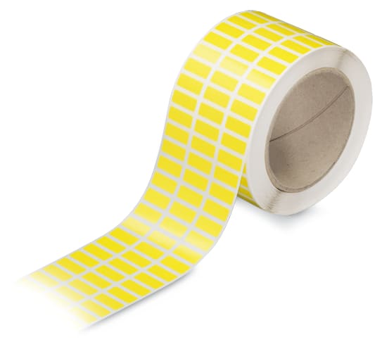 WAGO ELETTRONICA - Etichette.per stampanti TP.adesivo permanente.giallo