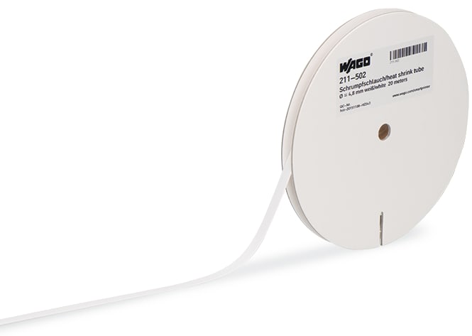 WAGO ELETTRONICA - Guaina retrattile.per Smart Printer.Diametro non ristretto: 19,0 mm.bianco