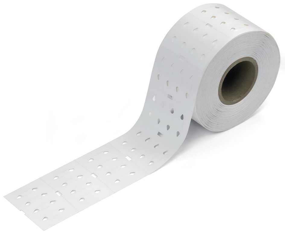 WAGO ELETTRONICA - Etichette per conduttori per l'inserimento sui conduttori.per Smart Printer.7 x 10,5 mm.bianco