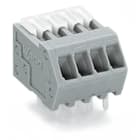 WAGO ELETTRONICA - Morsetto per circuito stampato.Cursori di bloccaggio.0,5 mm².grigio