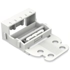 WAGO ELETTRONICA - Supporto di montaggio.morsetti per 5 conduttori.Serie 221 - 4 mm².bianco