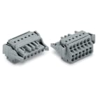 WAGO ELETTRONICA - Connettore femmina per 2 conduttori.Push-in CAGE CLAMP®.2,5 mm².grigio