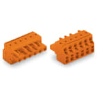 WAGO ELETTRONICA - Connettore femmina per 2 conduttori.Push-in CAGE CLAMP®.2,5 mm².arancione