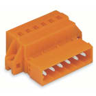 WAGO ELETTRONICA - Connettore maschio per 1 conduttore.CAGE CLAMP®.2,5 mm².arancione