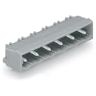 WAGO ELETTRONICA - Connettore maschio THT.Pin a saldare 1,0 x 1,0 mm.angolato.grigio 231-835/001-000